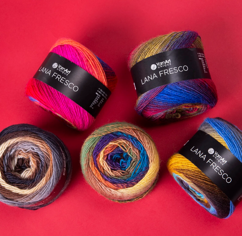 Ukázka úpletu YarnArt Lana Fresco