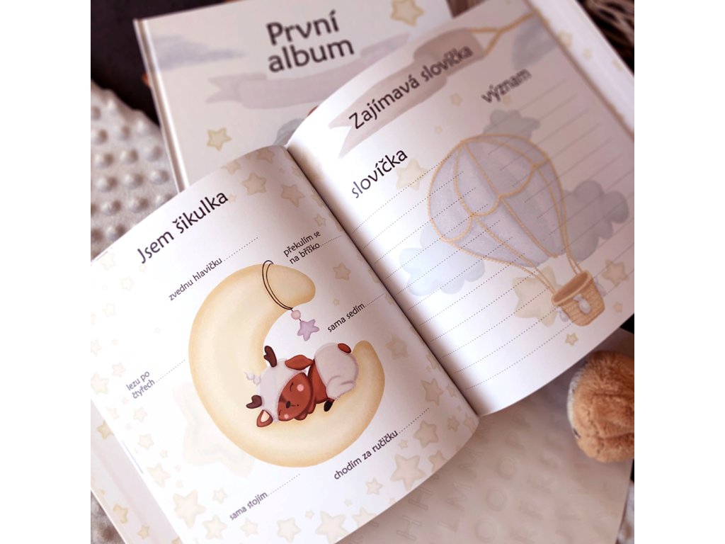 Vzpomínkové album – První rok, samolepicí písmenka